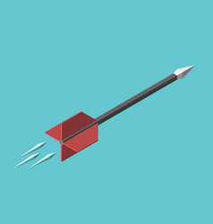 One Isometric Arrow Flying