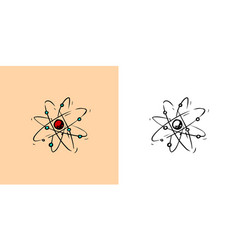 Atom Surrounded By Electrons Nuclear Power