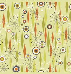 Atomic Age Fifties Fabric Wallpaper