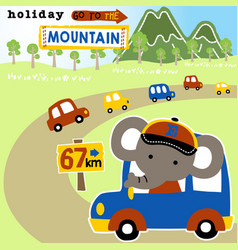 Its Elephant Holiday Time Lets Go To Mountain