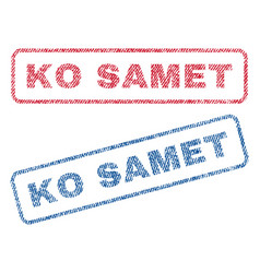 Ko Samet Textile Stamps