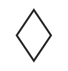 Simple Diamond Shape Icon