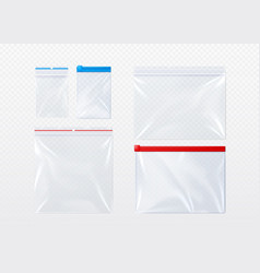 Plastic Bag With Zip Locker Mockup