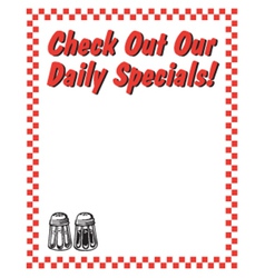 Check Out Our Daily Specials