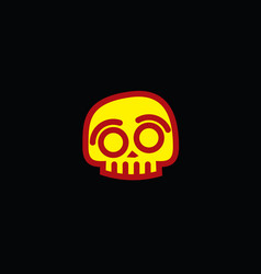 Retro Style Skull