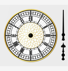 Clock Face Of The English Tower Big Ben Pointers