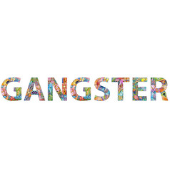 Gangster Hand Drawn Modern Design