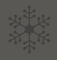 Letterpress Snowflake