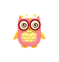 Dizzy Pink Owl