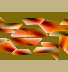 Fluid Color Dynamic Geometric Shapes Abstract