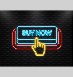 Neon Icon Icon With Blue Buy Now Button