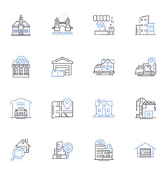 Property Appraisal Line Icons Collection