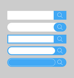 Set Of Cta Banner Search Bar Icons