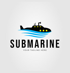 Underwater Submarine Navy Logo Or Sub Ship Icon