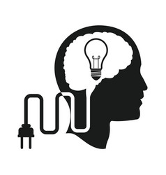 Head Brain Idea Bulb Plug Engine