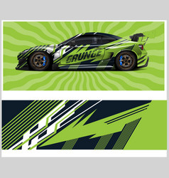 Car Wrap Design Abstract Background