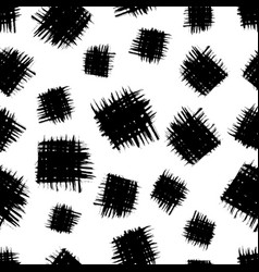 Seamless Pattern With Black Brush Stroke