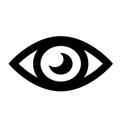 Beautiful Eye Silhouette Icon