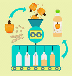 Cashew And Soy Juice Fabrication Process