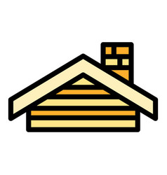 House Roof Icon Flat