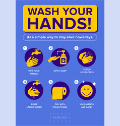 Wash Your Hands Infographic Campaign Prevention