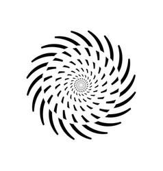 Swirl Circle Logo Symbol Isolated Flat