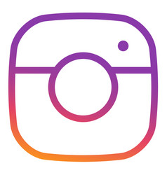 Instagram Icon Flat Icon Isolated On White