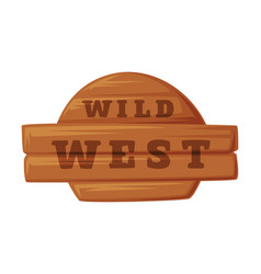 Wooden Saloon Signboard As Wild West Object