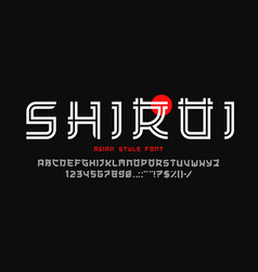 Oriental Japanese Font Asian Type Sushi Typeface