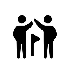 Oriented Business Team Icon