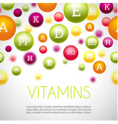 Vitamins And Minerals Background