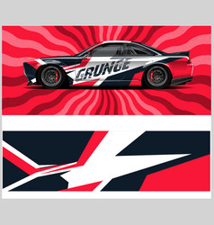 Car Decal Wrap Design For Vehicle Race Car