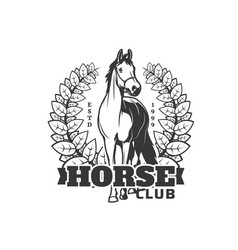 Equestrian Sport Horse Riding Club Icon