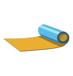 Rolled Up Map Icon Cartoon Style