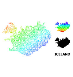 Spectrum Dotted Map Iceland