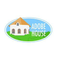 Of A Traditional Adobe House With A