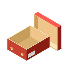 Isometric Cardboard Box