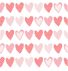 Seamless Love Background With Pink Hearts