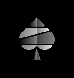 Ace Of Spade Geometric Modern Design