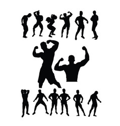 Bodybuilding Sport Silhouette