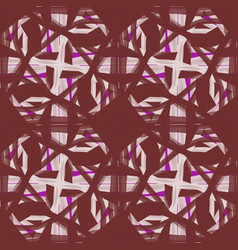 Dark Red And White Pattern With A Little Pink