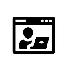 Freelance Online Work Icon