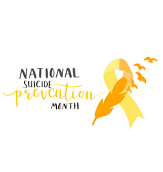 National Suicide Prevention Month Hand Lettering