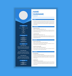 Professional Resume Template Design