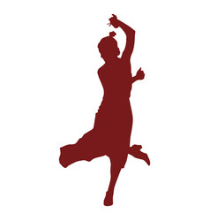 Flamenco Dance Silhouette