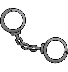 Handcuff Cartoon Colored Clipart