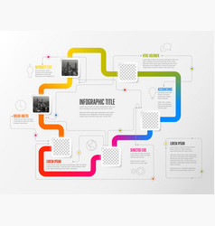 Infographic Company Milestones Timeline Template