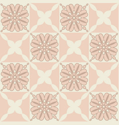 Patchwork Style Square Ceramic Tile Beige Pink