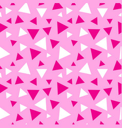 Seamless Pink Triangle Pattern