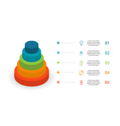 Pyramid Up Arrows Infographic Diagram Chart